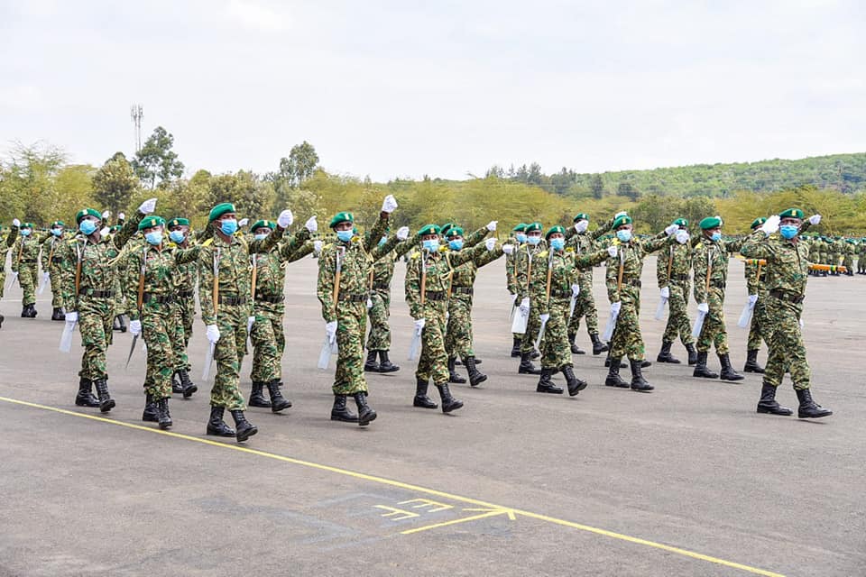 Passing out Parade of the  Newly Recruited National Youth Service (NYS) Privates
